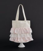 【メゾンドフルール/Maison de FLEUR】のフロントフリルトートバッグ Pink|ID: prp329100004590422 ipo3291000000033278678