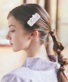 【メゾンドフルール/Maison de FLEUR】のクロッシェリボンクリップ Ivory|ID: prp329100004590425 ipo3291000000032571538