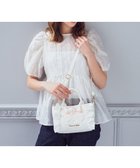 【メゾンドフルール/Maison de FLEUR】のローズ2Wayキルティングミニトートバッグ 人気、トレンドファッション・服の通販 founy(ファニー) ファッション Fashion レディースファッション Fashion for Women バッグ Bags キルティング Quilted, Quilting コンパクト Compact, Small Size フリル Frill, Ruffle ポケット Pocket, Pocket Detail リボン Ribbon, Bow ローズ Rose, Rose Motif ワンポイント One Point, Statement Accent エレガント 上品 Elegant thumbnail Ivory|ID: prp329100004590430 ipo3291000000033656139