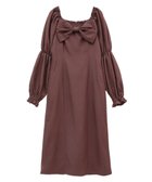 【メゾンドフルール/Maison de FLEUR】の愛され上手なリボンワンピース Deep Purple|ID: prp329100004590440 ipo3291000000032571610