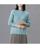 【ジェイ プレス/J.PRESS】の【WEB限定カラーあり・洗える】CAT ハイネックプルオーバー ニット ミントブルー系|ID: prp329100004590602 ipo3291000000033661506