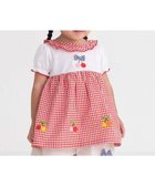【ミキハウスホットビスケッツ/MIKI HOUSE HOT BISCUITS / KIDS】の【80-120cm】 チュニック風 ギンガムチェックTシャツ 赤|ID: prp329100004590616 ipo3291000000032573919