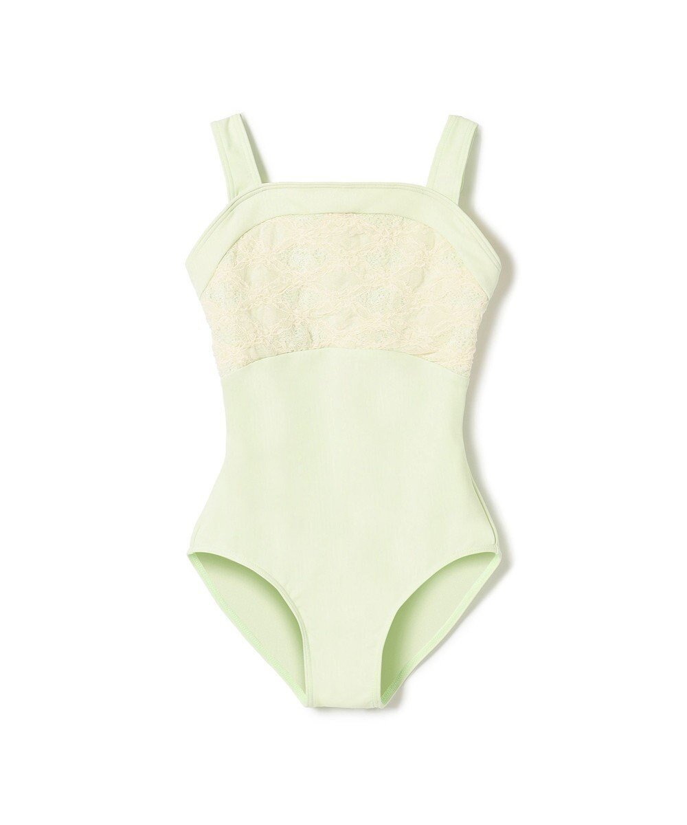 【チャコット/Chacott / KIDS】のレオタード インテリア・キッズ・メンズ・レディースファッション・服の通販 founy(ファニー) 　ファッション　Fashion　キッズファッション　KIDS Children’s Clothing　キャミソール　Camisole　ストレッチ　Stretch　ノースリーブ　No Sleeve　ラップ　Wrap　リーフ　Leaf　レース　Race　人気　Popularity　リーフグリーン|ID: prp329100004590620 ipo3291000000032574001