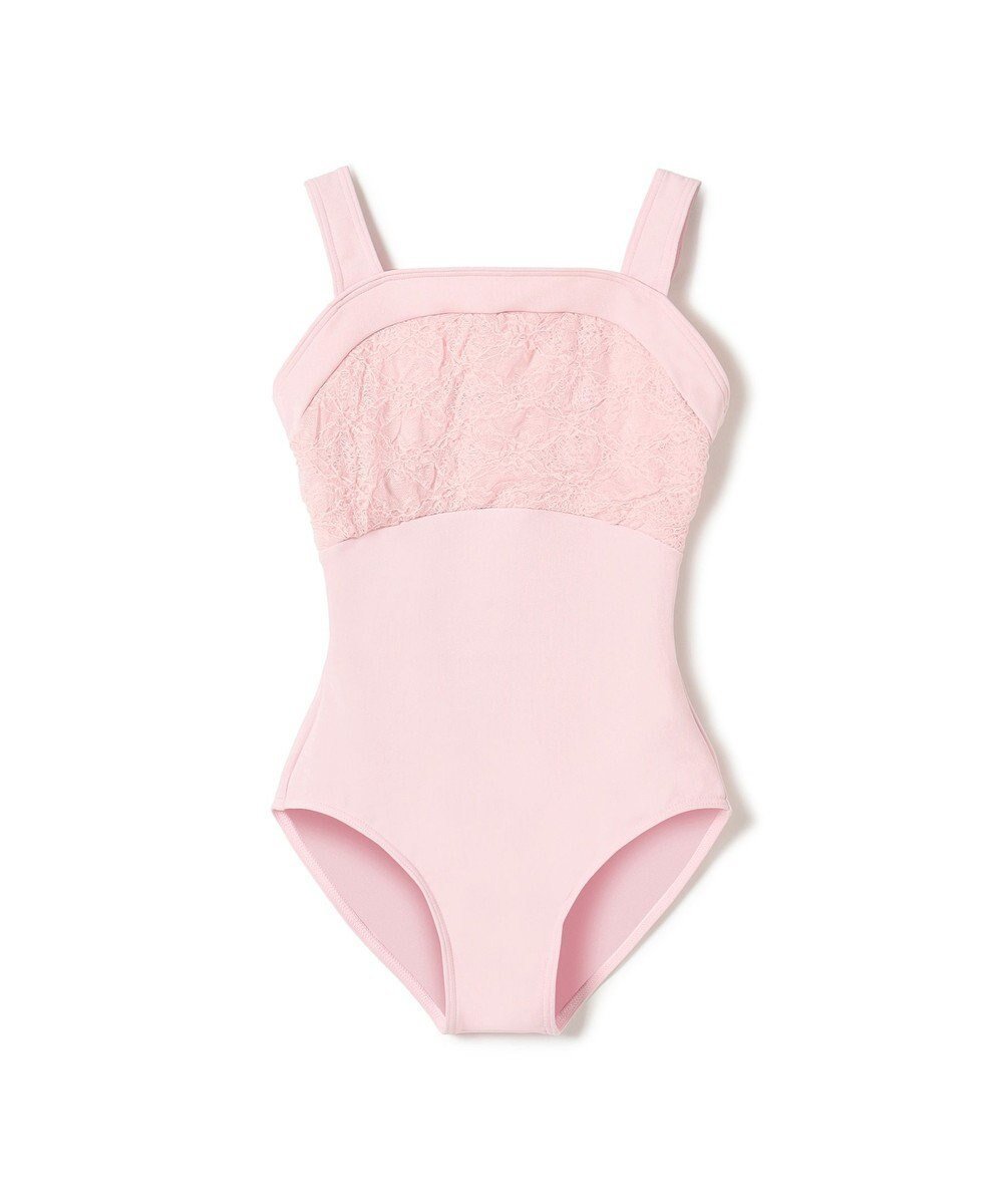 【チャコット/Chacott / KIDS】のレオタード インテリア・キッズ・メンズ・レディースファッション・服の通販 founy(ファニー) 　ファッション　Fashion　キッズファッション　KIDS Children’s Clothing　キャミソール　Camisole　ストレッチ　Stretch　ノースリーブ　No Sleeve　ラップ　Wrap　リーフ　Leaf　レース　Race　人気　Popularity　ピンク|ID: prp329100004590620 ipo3291000000032574002