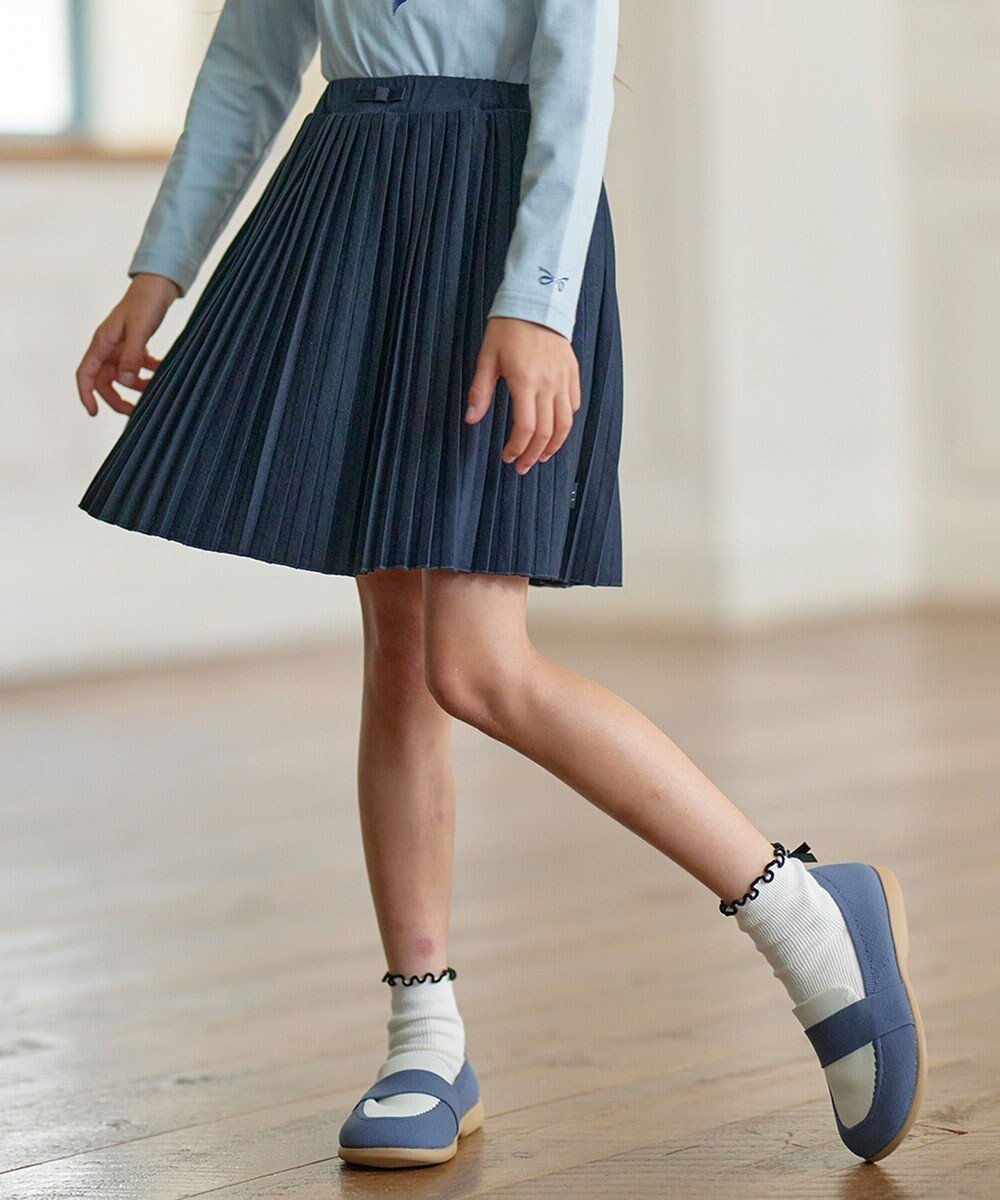 【組曲 / KIDS/KUMIKYOKU】の【インパンツ付き】【110-140㎝】TC天竺プリーツ スカッツ インテリア・キッズ・メンズ・レディースファッション・服の通販 founy(ファニー) 　ファッション　Fashion　キッズファッション　Fashion for Kids　ボトムス　Bottoms　キュロット　Culottes, Wide Shorts　トレンド　Trend, Trending Now　プリーツ　Pleats, Pleated　ベーシック　Basic, Essential　A/W・秋冬　Autumn/Winter　ネイビー系|ID: prp329100004590621 ipo3291000000034281898