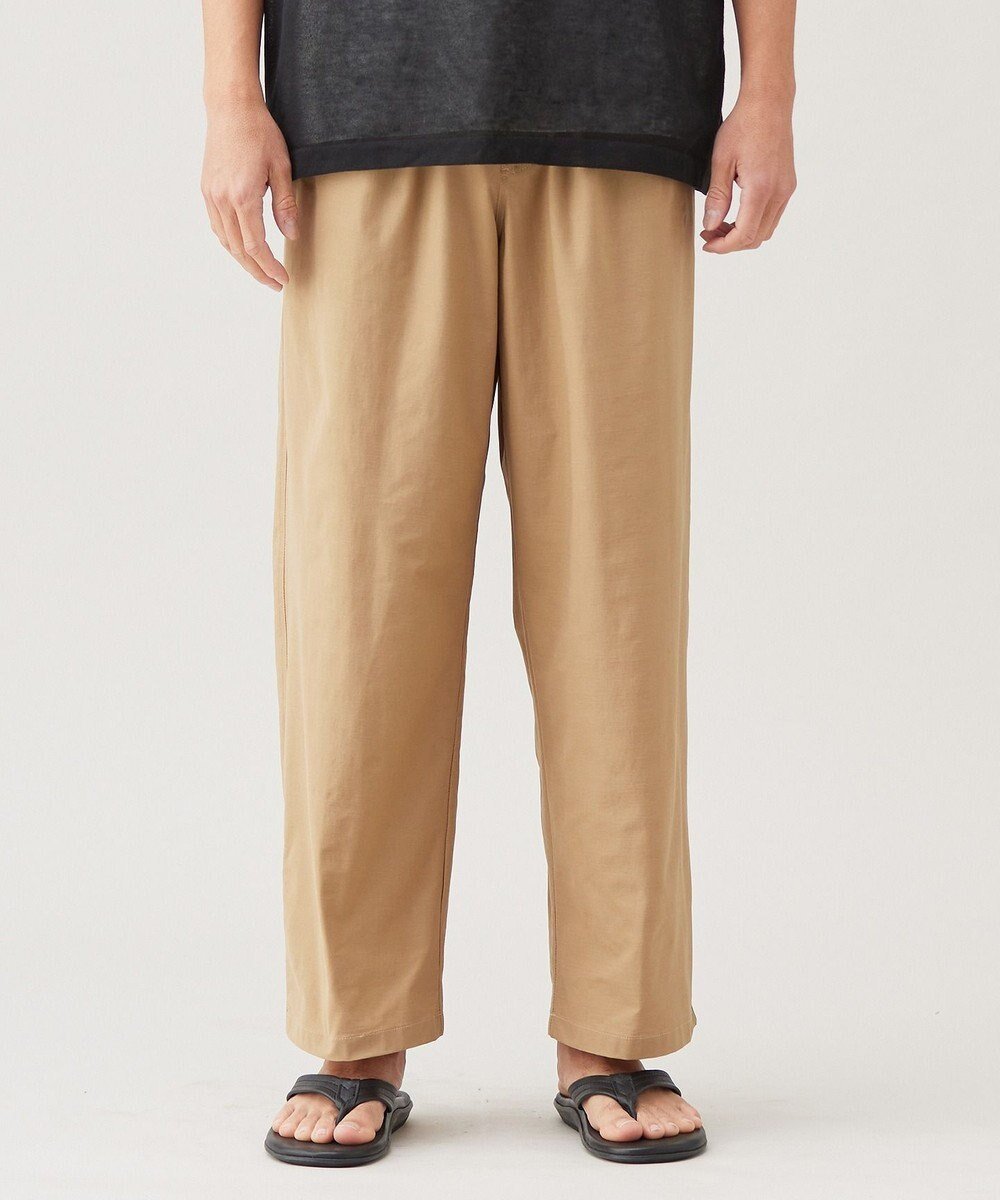 【アンフィーロ/UNFILO / MEN】の【洗える】スラブジャージー ワイドパンツ 人気、トレンドファッション・服の通販 founy(ファニー) 　ファッション　Fashion　メンズファッション　Fashion for Men　ボトムス　Bottoms　ギャザー　Gathered, Ruffled　ストレッチ　Stretch, Stretchy Fabric　ワイド　Wide, Wide Fit　エレガント 上品　Elegant　夏　Summer　春　Spring　S/S・春夏　SS, Spring/Summer, Warm Season　洗える　Machine Washable　 other-1|ID: prp329100004590651 ipo3291000000032733080