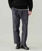 【アンフィーロ/UNFILO / MEN】の【新色追加】FINE MOVE デニム タックパンツ 24年商品 ネイビー|ID: prp329100004590654 ipo3291000000036278882