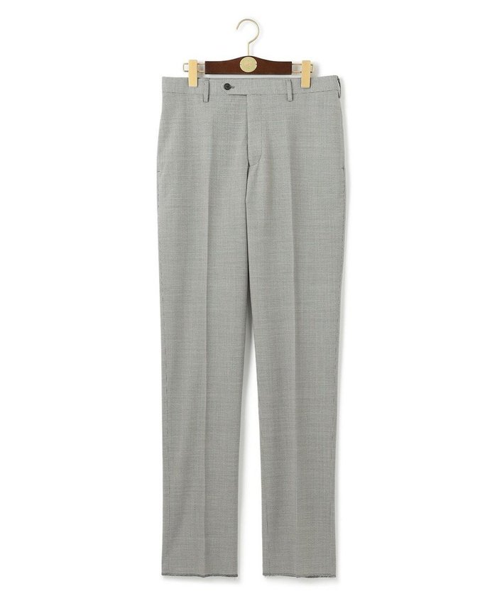 【ジェイ プレス/J.PRESS / MEN】の【ストレッチ / ウォッシャブル可】ハウンドトゥース パワーストレッチウール スラックス インテリア・キッズ・メンズ・レディースファッション・服の通販 founy(ファニー) https://founy.com/ ファッション Fashion メンズファッション Fashion for Men ボトムス Bottoms ウォッシャブル Machine Washable 春 Spring 洗える Machine Washable ストレッチ Stretch, Stretchy Fabric スマート Smart, Elegant スラックス Slacks, Dress Pants テーパード Tapered, Tapered Pants ドレス Dress, One-Piece ハウンドトゥース Houndstooth, Dogtooth Check S/S・春夏 SS, Spring/Summer, Warm Season 夏 Summer ビジネス 仕事 通勤 Business / Work / Commuting |ID: prp329100004590657 ipo3291000000033357091