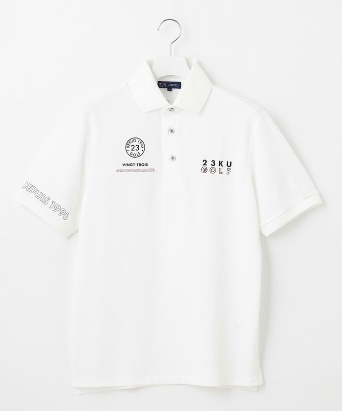 【23区 ゴルフ/23区GOLF / MEN】の【MEN】グラフィックロゴ 半袖ポロシャツ インテリア・キッズ・メンズ・レディースファッション・服の通販 founy(ファニー) https://founy.com/ ファッション Fashion メンズファッション Men's Style Online トップス・カットソー Tops/Tshirt/Men シャツ Shirts ポロシャツ Polo Shirts オレンジ Orange グラフィック Graphic ストレッチ Stretch ポロシャツ Polo Shirt 半袖 Short Sleeve 夏 Summer 春 Spring S/S・春夏 Ss・Spring/Summer |ID: prp329100004590665 ipo3291000000032574830