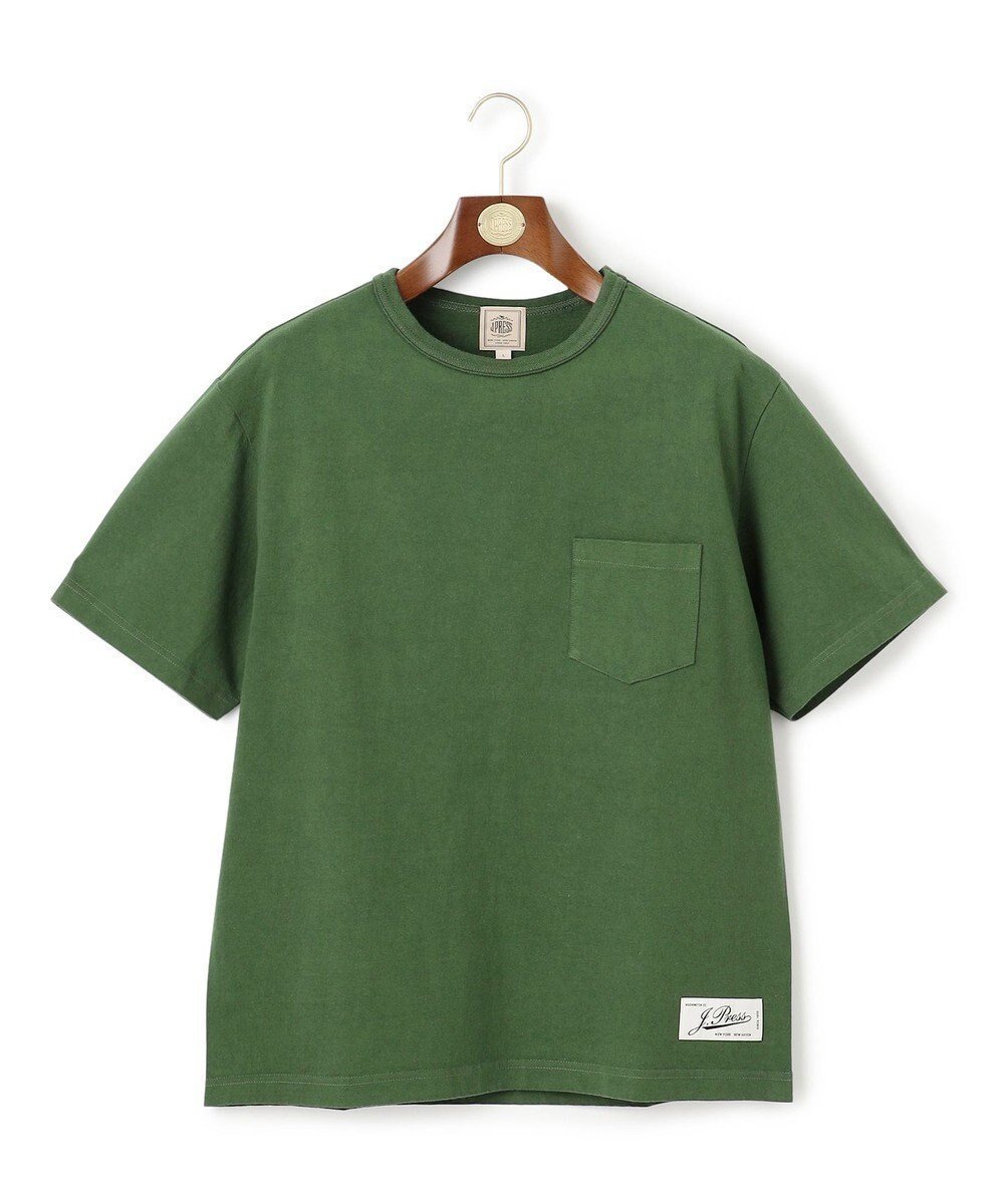 【ジェイ プレス/J.PRESS / MEN】の【NYUZELESS】ガーメントダイポケット Tシャツ インテリア・キッズ・メンズ・レディースファッション・服の通販 founy(ファニー) 　ファッション　Fashion　メンズファッション　Men's Style Online　トップス・カットソー　Tops/Tshirt/Men　シャツ　Shirts　インナー　Inner　ヴィンテージ　Vintage　春　Spring　カットソー　Cut And Sew　ジャケット　Jacket　ベーシック　Basic　ポケット　Pocket　S/S・春夏　Ss・Spring/Summer　おすすめ　Recommend　夏　Summer　グリーン系|ID: prp329100004590676 ipo3291000000032574945