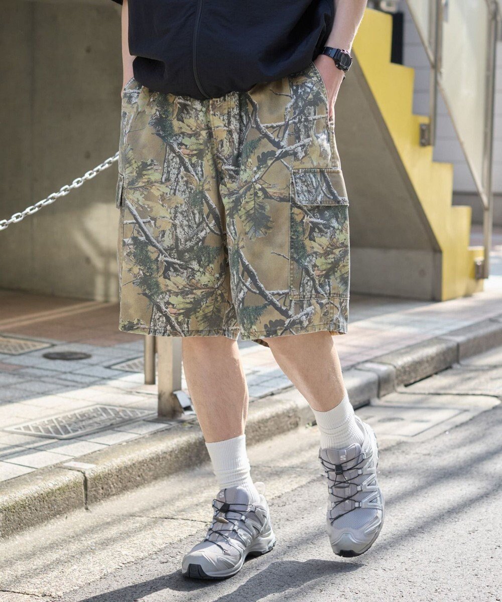 【ウィゴー/WEGO / MEN】の【ウエストゴム】イージーバギーカーゴショーツ インテリア・キッズ・メンズ・レディースファッション・服の通販 founy(ファニー) 　ファッション　Fashion　メンズファッション　Men's Style Online　ボトムス　Bottoms/Men　春　Spring　カーゴパンツ　Cargo Pants　グラフィック　Graphic　ショーツ　Shorts　ショート　Short　スマホ　Smartphone　人気　Popularity　ハーフ　Half　ビッグ　Big　ミリタリー　Military　無地　Plain Color　ルーズ　Loose　S/S・春夏　Ss・Spring/Summer　再入荷　Restock/Back In Stock/Re Arrival　おすすめ　Recommend　夏　Summer　柄1|ID: prp329100004590681 ipo3291000000032574982