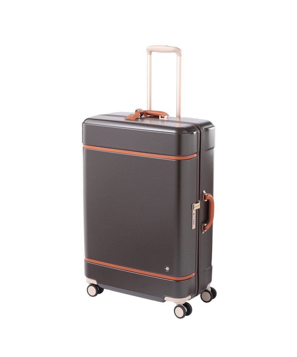 【エースバッグズアンドラゲッジ/ACE BAGS & LUGGAGE】のHaNT ノートル 06883 スーツケース 75リットル ハント インテリア・キッズ・メンズ・レディースファッション・服の通販 founy(ファニー) 　ファッション　Fashion　レディースファッション　Ladies' Fashion Online　スーツ　Suits　クラシック　Classic　プリント　Print　ポケット　Pocket　メタル　Metal　旅行　Travel　スーツケース キャリーケース　Suitcase　ダマスブラウン|ID: prp329100004590696 ipo3291000000032575332