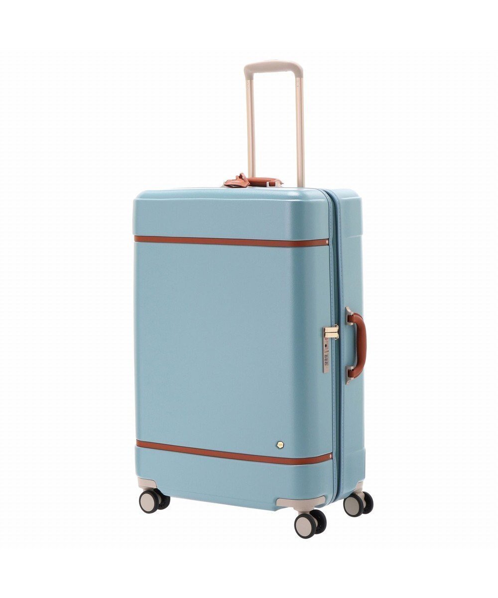 【エースバッグズアンドラゲッジ/ACE BAGS & LUGGAGE】のHaNT ノートル 06883 スーツケース 75リットル ハント インテリア・キッズ・メンズ・レディースファッション・服の通販 founy(ファニー) 　ファッション　Fashion　レディースファッション　Ladies' Fashion Online　スーツ　Suits　クラシック　Classic　プリント　Print　ポケット　Pocket　メタル　Metal　旅行　Travel　スーツケース キャリーケース　Suitcase　クロップブルー|ID: prp329100004590696 ipo3291000000032575334