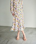 【グレース コンチネンタル/GRACE CONTINENTAL】のフラワー刺繍フレアスカート キナリ|ID: prp329100004590709 ipo3291000000032575534