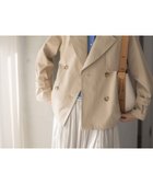 【組曲/KUMIKYOKU】の【WEB限定】コットンライクツイル ショートトレンチコート キャメルベージュ系|ID: prp329100004590729 ipo3291000000032575877