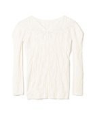 【チャコット/Chacott】の【ノーソーイングニット】シアー2wayVネックニットトップ 人気、トレンドファッション・服の通販 founy(ファニー) ファッション Fashion レディースファッション Ladies' Fashion Online トップス・カットソー Tops/Tshirt ニット Knit Tops Vネック V-Neck コンパクト Compact シアー Sheer ストレッチ Stretch 長袖 Long Sleeve バレエ Ballet フィット Fit モダン Modern ヨガ Yoga レギンス Leggings レーシー Lacey レース Race ワーク Work おすすめ Recommend thumbnail オフホワイト|ID: prp329100004590772 ipo3291000000032576620