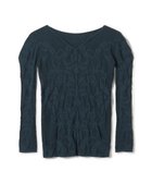 【チャコット/Chacott】の【ノーソーイングニット】シアー2wayVネックニットトップ ボトルグリーン|ID: prp329100004590772 ipo3291000000033674637