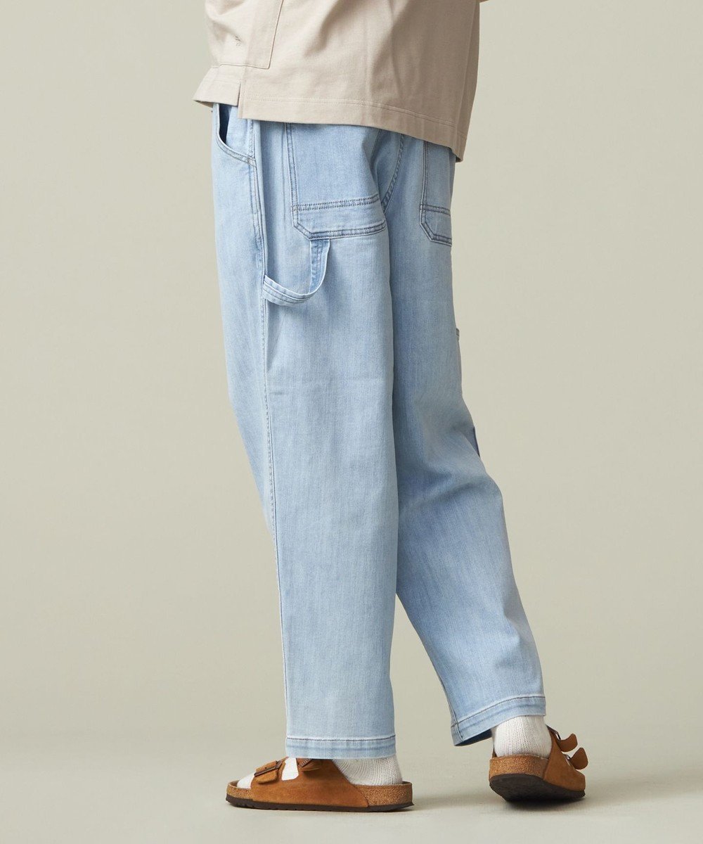 【ジェイプレスヨークストリート/J.PRESS YORK STREET】の【UNISEX】デニムペインターパンツ インテリア・キッズ・メンズ・レディースファッション・服の通販 founy(ファニー) 　ファッション　Fashion　レディースファッション　Ladies' Fashion Online　パンツ　Pants　デニムパンツ　Denim Pants　春　Spring　軽量　Lightweight　デニム　Denim　フォーマル　Formal　ユニセックス　Unisex　冬　Winter　S/S・春夏　Ss・Spring/Summer　夏　Summer　スカイブルー系|ID: prp329100004590778 ipo3291000000032576738