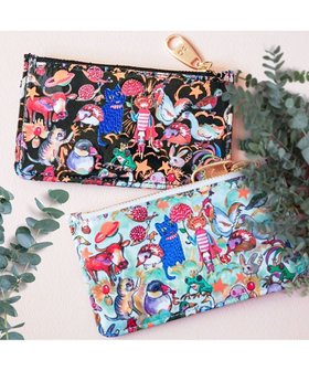 【ツモリチサト キャリー/tsumori chisato CARRY】の森のどうぶつたち フラグメントケース マルチケース 【キャッシュレスに最適】 人気、トレンドファッション・服の通販 founy(ファニー) ファッション Fashion レディースファッション Ladies' Fashion Online 財布 Wallets バランス Balance プリント Print 財布 Wallet |ID:prp329100004590792