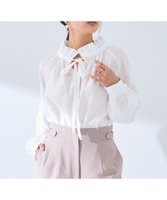 【イェッカ ヴェッカ/YECCA VECCA】のスタンドカラーシアーリボンブラウス 人気、トレンドファッション・服の通販 founy(ファニー) ファッション Fashion レディースファッション Ladies' Fashion Online トップス・カットソー Tops/Tshirt シャツ/ブラウス Shirts/Blouses おすすめ Recommend スキッパー Skipper スタンド Stand フェミニン Feminine フリル Frills フロント Front ポケット Pocket リボン Ribbon 夏 Summer 春 Spring S/S・春夏 Ss・Spring/Summer |ID:prp329100004590845