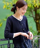 【ティアクラッセ/Tiaclasse】の【洗える】フェイクリボンポケット付きカーディガン 人気、トレンドファッション・服の通販 founy(ファニー) ファッション Fashion レディースファッション Ladies' Fashion Online トップス・カットソー Tops/Tshirt カーディガン Cardigans 春 Spring 洗える Washable カーディガン Cardigan ショート Short チュニック Tunic フェミニン Feminine ボレロ Bolero ポケット Pocket ミラノリブ Milan Ribs モチーフ Motif 無地 Plain Color リボン Ribbon S/S・春夏 Ss・Spring/Summer 再入荷 Restock/Back In Stock/Re Arrival 夏 Summer エレガント 上品 Elegant NEW・新作・新着・新入荷 New Arrivals thumbnail ネイビー×オフホワイト|ID: prp329100004590884 ipo3291000000032578409