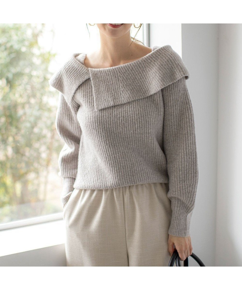 【エニィ スィス/any SiS】の【洗える】オフショル ニット インテリア・キッズ・メンズ・レディースファッション・服の通販 founy(ファニー) 　ファッション　Fashion　レディースファッション　Ladies' Fashion Online　トップス・カットソー　Tops/Tshirt　ニット　Knit Tops　アクリル　Acrylic　アシンメトリー　Asymmetry　オフショル　Off Shoulder　オフショルダー　Off Shoulder　セーター　Sweater　フェミニン　Feminine　エレガント 上品　Elegant　洗える　Washable　A/W・秋冬　Aw・Autumn/Winter・Fw・Fall-Winter　ライトモカ|ID: prp329100004590906 ipo3291000000032578780