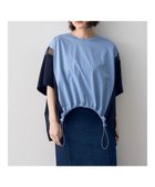 【イェッカ ヴェッカ/YECCA VECCA】のシアーMIXドロストカットプルオーバー Blue|ID: prp329100004590911 ipo3291000000032578929
