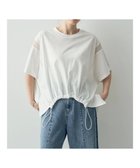 【イェッカ ヴェッカ/YECCA VECCA】のシアーMIXドロストカットプルオーバー White|ID: prp329100004590911 ipo3291000000032578931