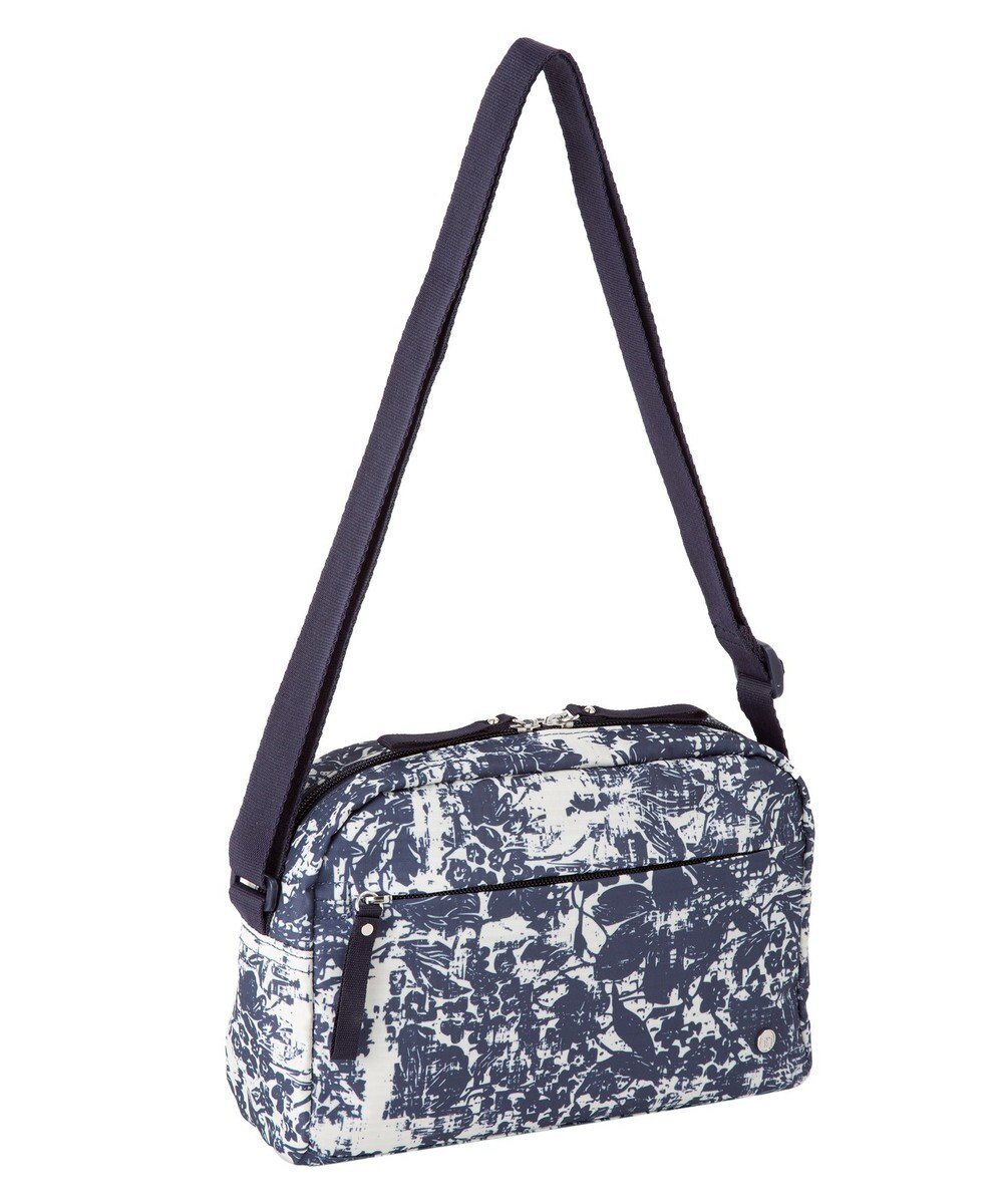 【エースバッグズアンドラゲッジ/ACE BAGS & LUGGAGE】のhiromichi nakano フェズリ ショルダーバッグ 17521 ヒロミチナカノ インテリア・キッズ・メンズ・レディースファッション・服の通販 founy(ファニー) 　ファッション　Fashion　レディースファッション　Fashion for Women　軽量　Lightweight, Ultra Light　シンプル　Simple, Minimal　ストライプ　Stripe, Striped Pattern　スリム　Slim, Slim Fit　ドット　Polka Dot, Dot Pattern　定番　Standard, Basic Item　フラワー　Flower, Floral　プリント　Print, Printed Pattern　ポケット　Pocket, Pocket Detail　旅行　Travel　ネイビー(フラワー)|ID: prp329100004590925 ipo3291000000033619904