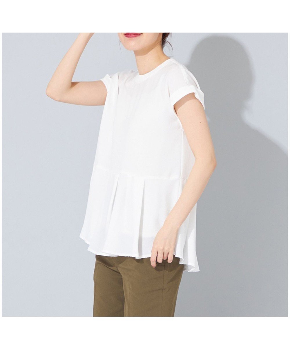 【シェアパーク/SHARE PARK】の【洗える】ジョーゼットブラウス 人気、トレンドファッション・服の通販 founy(ファニー) 　ファッション　Fashion　レディースファッション　Ladies' Fashion Online　トップス・カットソー　Tops/Tshirt　シャツ/ブラウス　Shirts/Blouses　ジョーゼット　Georgette　ストレッチ　Stretch　ペプラム　Peplum　エレガント 上品　Elegant　夏　Summer　春　Spring　S/S・春夏　Ss・Spring/Summer　洗える　Washable　 other-1|ID: prp329100004590931 ipo3291000000032579264