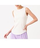 【チャコット/Chacott】のワッフルノースリーブTシャツ ホワイト|ID: prp329100004590940 ipo3291000000032579429