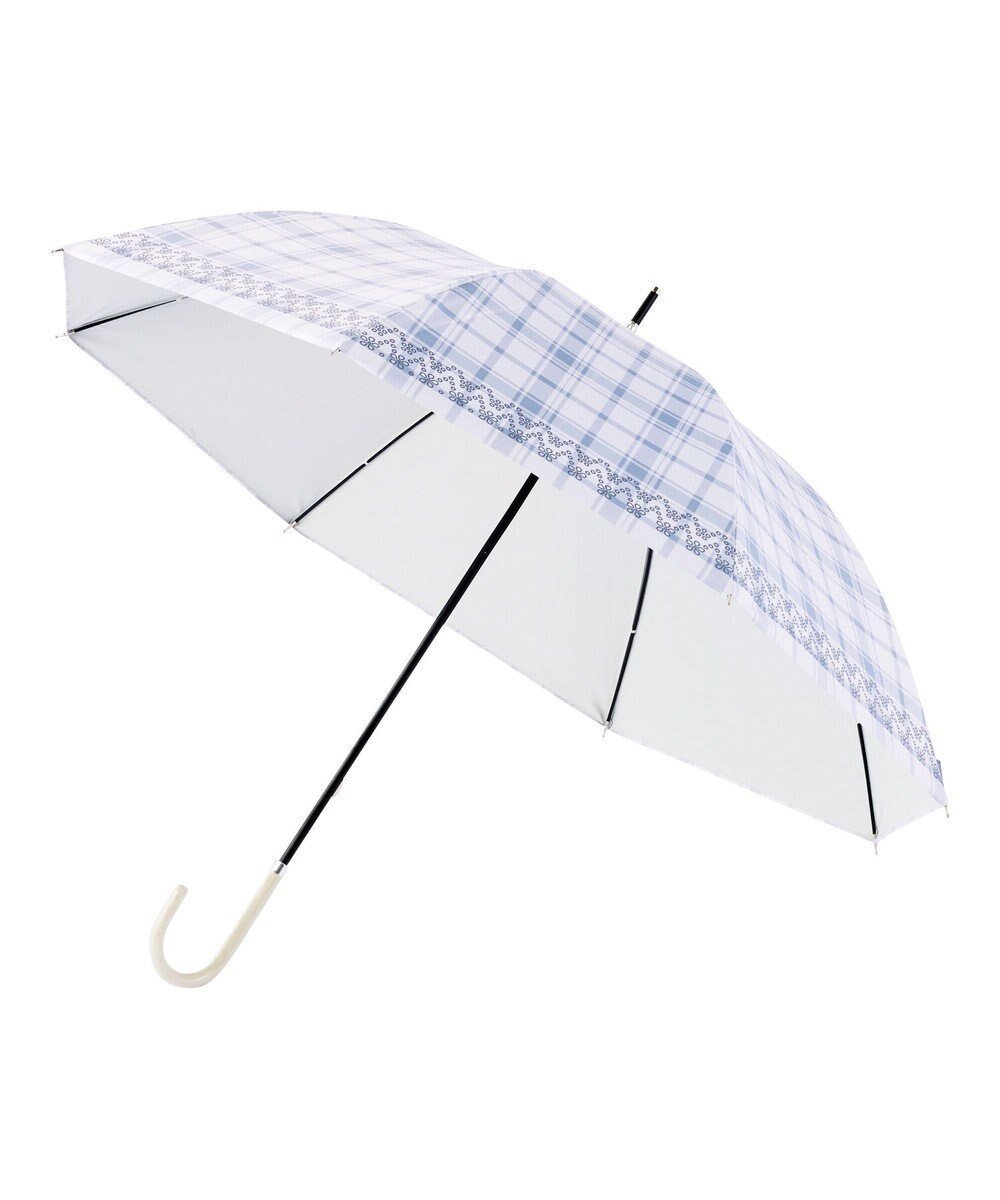 【ムーンバット/MOONBAT】のestaa 晴雨兼用 長傘 チェック 日傘 遮光 遮熱 UV 人気、トレンドファッション・服の通販 founy(ファニー) 　ファッション　Fashion　レディースファッション　Ladies' Fashion Online　傘 / レイングッズ　Umbrellas/Rainwear　チェック　Check　傘　Umbrella　日傘　Parasol　 other-1|ID: prp329100004590972 ipo3291000000032580230