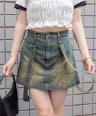 【ウィゴー/WEGO】のヴィンテージウォッシュサス付スカパン デニム|ID: prp329100004590974 ipo3291000000032580259