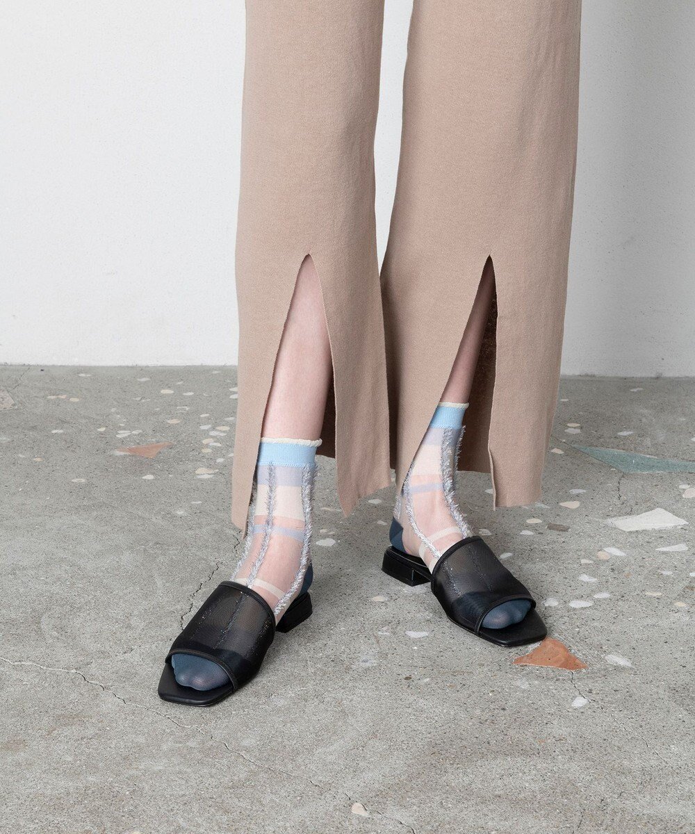 【トリコテ/Tricote】のラメファーチェックソックス 人気、トレンドファッション・服の通販 founy(ファニー) 　ファッション　Fashion　レディースファッション　Ladies' Fashion Online　ソックス　Socks　レッグウェア　Legwear　おすすめ　Recommend　コレクション　Collection　サマー　Summer　ソックス　Socks　タンブラー　Tumbler　チェック　Check　定番　Standard　 other-1|ID: prp329100004590983 ipo3291000000032580370