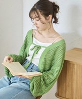 【ウィゴー/WEGO】の【紫外線対策/手洗い可】メッシュリボンボレロ 人気、トレンドファッション・服の通販 founy(ファニー) ファッション Fashion レディースファッション Ladies' Fashion Online トップス・カットソー Tops/Tshirt カーディガン Cardigans 春 Spring カーディガン Cardigan キャミ Cami グラフィック Graphic スマホ Smartphone スリーブ Sleeve タンク Tank デニム Denim トレンド Trend 人気 Popularity ボレロ Bolero ボーダー Border ミニスカート Mini Skirt メッシュ Mesh リボン Ribbon S/S・春夏 Ss・Spring/Summer おすすめ Recommend 夏 Summer |ID:prp329100004591000