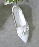 【ヌーベルローブオウ/nouvelleRobe Ou】の【本革・高反発】Big-Bit Slip-on ポインテッドトゥスリッポン ホワイト|ID: prp329100004591074 ipo3291000000033655944