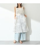 【アースミュージックアンドエコロジー/earth music&ecology】の花柄プリントボーラー刺繍ミニキャミドレス Off White|ID: prp329100004591088 ipo3291000000032672358