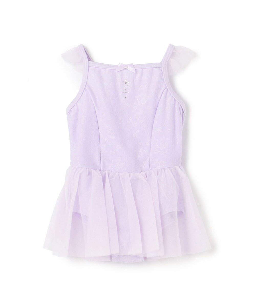 【チャコット/Chacott / KIDS】のスカート付レオタード インテリア・キッズ・メンズ・レディースファッション・服の通販 founy(ファニー) 　ファッション　Fashion　キッズファッション　KIDS Children’s Clothing　チュール　Tulle　バランス　Balance　バレエ　Ballet　フリル　Frills　ベビー　Baby　モチーフ　Motif　ラップ　Wrap　ラベンダー　Lavender　リボン　Ribbon　切替　Switching　ラベンダー|ID: prp329100004591289 ipo3291000000032587193