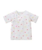 【ミキハウスホットビスケッツ/MIKI HOUSE HOT BISCUITS / KIDS】の【50-60cm】 フライス総柄短肌着 ピンク|ID: prp329100004591290 ipo3291000000032587196