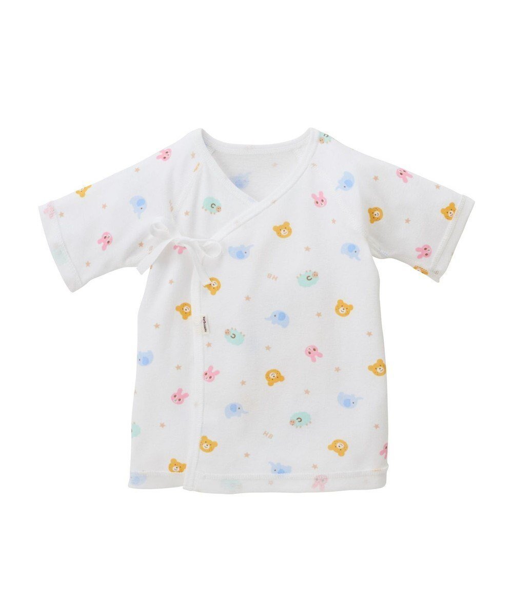【ミキハウスホットビスケッツ/MIKI HOUSE HOT BISCUITS / KIDS】の【50-60cm】 フライス総柄短肌着 インテリア・キッズ・メンズ・レディースファッション・服の通販 founy(ファニー) 　ファッション　Fashion　キッズファッション　KIDS Children’s Clothing　マルチカラー|ID: prp329100004591290 ipo3291000000032587198