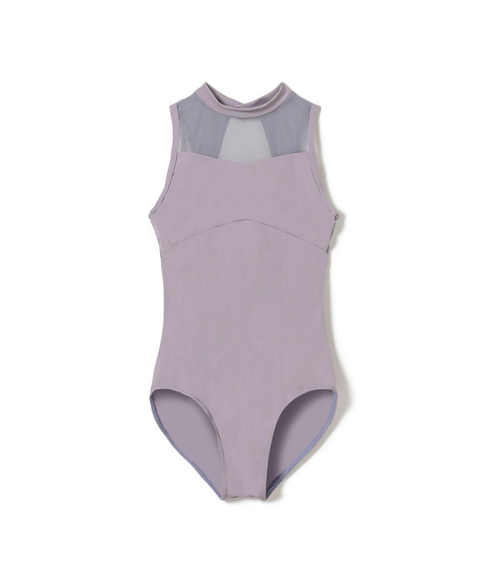 【チャコット/Chacott / KIDS】のハイネックレオタード インテリア・キッズ・メンズ・レディースファッション・服の通販 founy(ファニー) 　ファッション　Fashion　キッズファッション　KIDS Children’s Clothing　シンプル　Simple　チュール　Tulle　デコルテ　Decolletage　ハイネック　High Neck　夏　Summer　モーブ|ID: prp329100004591301 ipo3291000000032587272