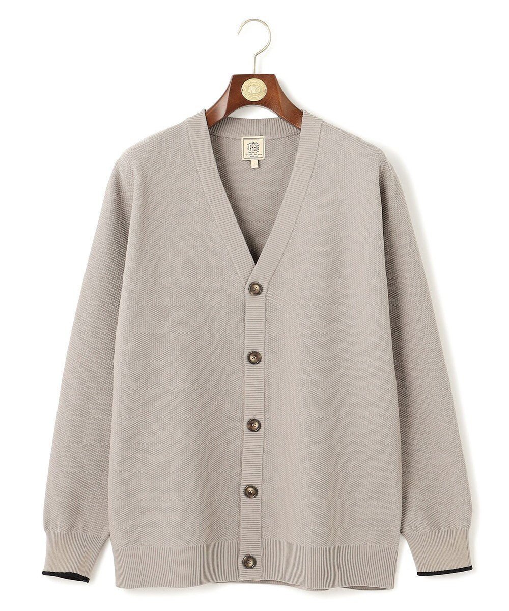 【ジェイ プレス/J.PRESS / MEN】の【WEB・一部店舗限定】カノコニット カーディガン インテリア・キッズ・メンズ・レディースファッション・服の通販 founy(ファニー) 　ファッション　Fashion　メンズファッション　Fashion for Men　トップス・カットソー　Cut & Sew Tops　ニット・セーター / 定番トップス　Knit Tops & Sweaters　カーディガン / 羽織り　Cardigans　インナー　Innerwear　春　Spring　カーディガン　Cardigan, Knitwear　軽量　Lightweight, Ultra Light　リラックス　Relax, Relaxed Fit　S/S・春夏　SS, Spring/Summer, Warm Season　再入荷　Restock / Back in Stock　夏　Summer　ライトグレー系|ID: prp329100004591311 ipo3291000000032587335
