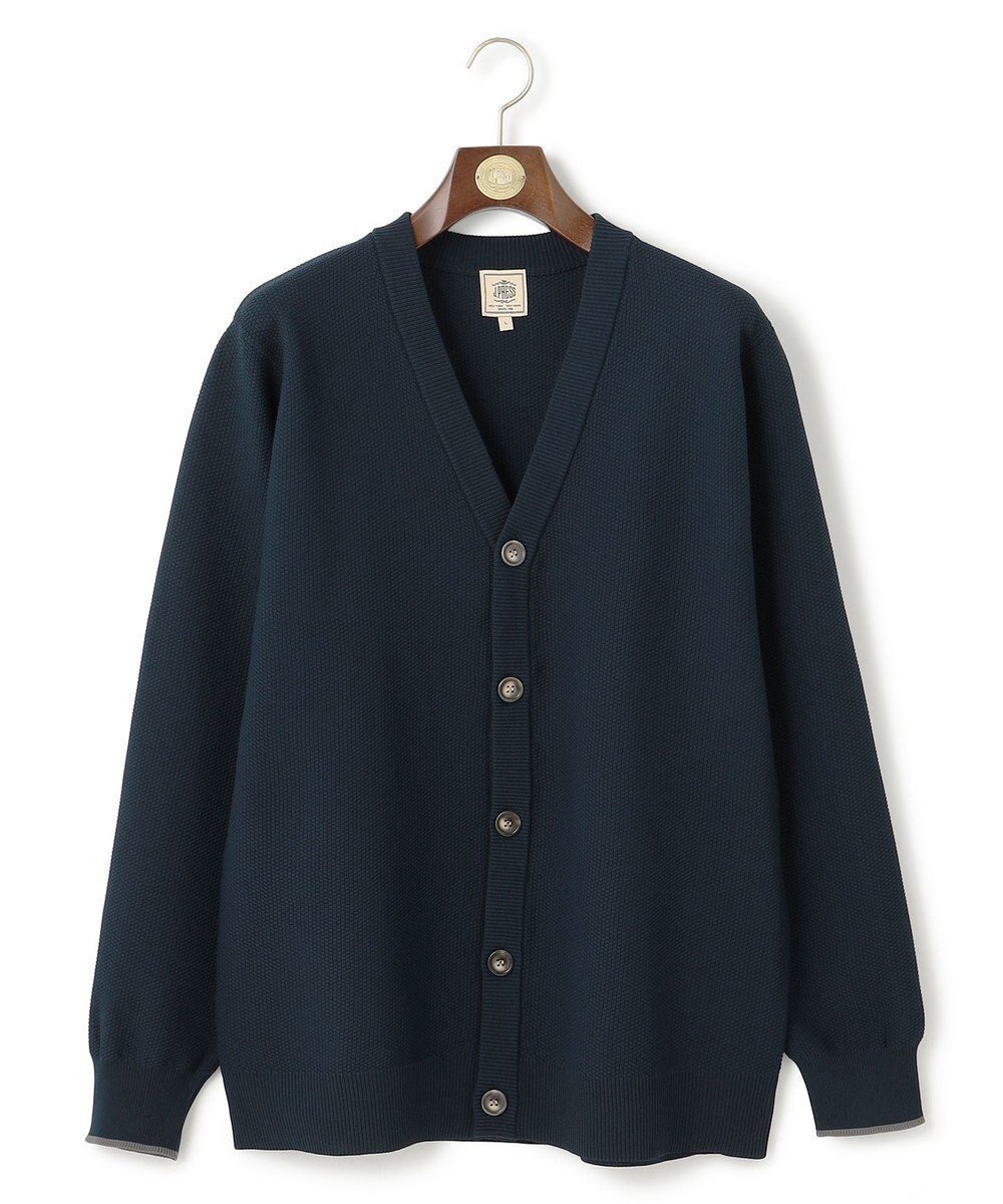 【ジェイ プレス/J.PRESS / MEN】の【WEB・一部店舗限定】カノコニット カーディガン インテリア・キッズ・メンズ・レディースファッション・服の通販 founy(ファニー) 　ファッション　Fashion　メンズファッション　Fashion for Men　トップス・カットソー　Cut & Sew Tops　ニット・セーター / 定番トップス　Knit Tops & Sweaters　カーディガン / 羽織り　Cardigans　インナー　Innerwear　春　Spring　カーディガン　Cardigan, Knitwear　軽量　Lightweight, Ultra Light　リラックス　Relax, Relaxed Fit　S/S・春夏　SS, Spring/Summer, Warm Season　再入荷　Restock / Back in Stock　夏　Summer　ネイビー系|ID: prp329100004591311 ipo3291000000032587337