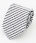 【ジェイ プレス/J.PRESS / MEN】のシルクシアサッカー ストライプネクタイ ライトグレー系|ID: prp329100004591312 ipo3291000000032587339