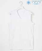【23区 ゴルフ/23区GOLF / MEN】の氷撃シリーズ【冷感】【MEN】ノースリーブ インナーシャツ ホワイト系|ID: prp329100004591319 ipo3291000000032587412