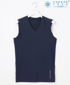 【23区 ゴルフ/23区GOLF / MEN】の氷撃シリーズ【冷感】【MEN】ノースリーブ インナーシャツ ネイビー系|ID: prp329100004591319 ipo3291000000032587413