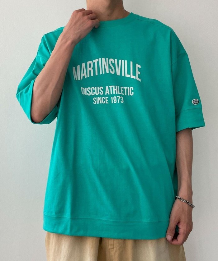 【ウィゴー/WEGO / MEN】の【綿100%/MLサイズ展開】DISCUS ルーズカレッ100% インテリア・キッズ・メンズ・レディースファッション・服の通販 founy(ファニー) https://founy.com/ ファッション Fashion メンズファッション Fashion for Men トップス・カットソー Cut & Sew Tops メンズシャツ Shirts カットソー Cut and Sewn Top カーゴパンツ Cargo Pants, Utility Pants スマホ Smartphone, Mobile Device デニム Denim, Jeans Material フロント Front, Front Design 再入荷 Restock / Back in Stock 夏 Summer 定番 Standard, Basic Item 春 Spring S/S・春夏 SS, Spring/Summer, Warm Season |ID: prp329100004591322 ipo3291000000033286445