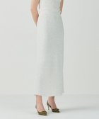 【グレース コンチネンタル/GRACE CONTINENTAL】のシャイニーニットロングスカート ホワイト|ID: prp329100004591338 ipo3291000000035890357