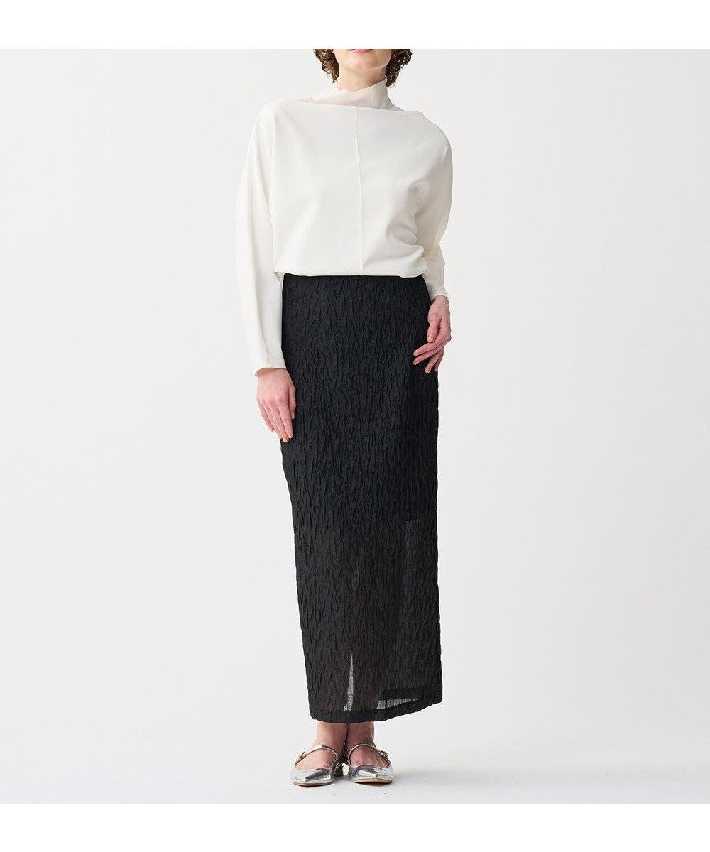 【アンクレイヴ/uncrave】の【佐藤晴美さん着用】シアー ジャガード タイト スカート インテリア・キッズ・メンズ・レディースファッション・服の通販 founy(ファニー) 　ファッションモデル・俳優・女優　Models　女性　Women　佐藤晴美　Sato Harumi　ファッション　Fashion　レディースファッション　Ladies' Fashion Online　スカート　Skirt　エアリー　Airy　春　Spring　シアー　Sheer　シンプル　Simple　無地　Plain Color　S/S・春夏　Ss・Spring/Summer　夏　Summer　ブラック・佐藤晴美さん特集着用カラー|ID: prp329100004591340 ipo3291000000032587702