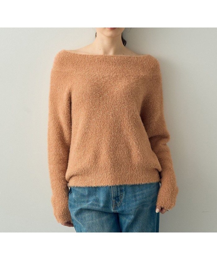 【イェッカ ヴェッカ/YECCA VECCA】の2wayラメフェザーニット インテリア・キッズ・メンズ・レディースファッション・服の通販 founy(ファニー) https://founy.com/ ファッション Fashion レディースファッション Ladies' Fashion Online トップス・カットソー Tops/Tshirt ニット Knit Tops おすすめ Recommend オフショルダー Off Shoulder セーター Sweater フェザー Feather ポケット Pocket 冬 Winter A/W・秋冬 Aw・Autumn/Winter・Fw・Fall-Winter |ID: prp329100004591356 ipo3291000000032588008